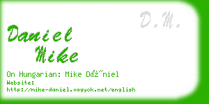 daniel mike business card